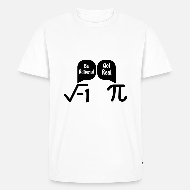 Math drôle - T-shirt Premium bio Homme - blanc