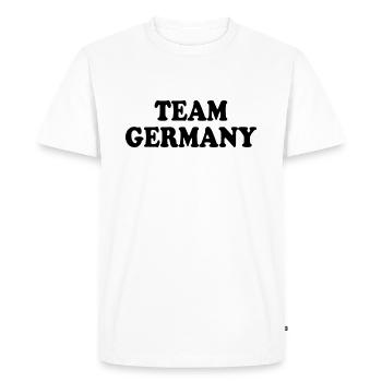Allemagne - T-shirt Premium bio Homme - blanc - Devant - Nico (187cm)