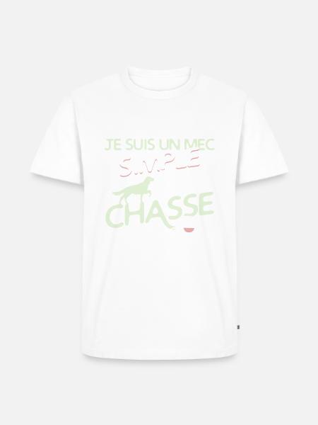 Chasseur - un mec simple - T-shirt Premium bio Homme -