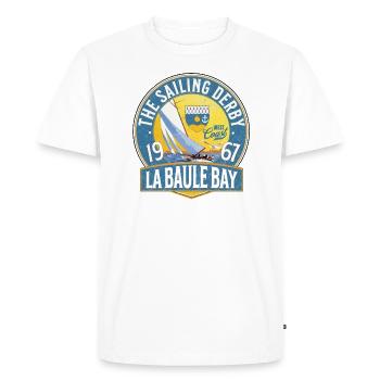 La Baule Bay sailing derby - Men's Premium Organic T-Shirt - white - Front - Nico (187cm)