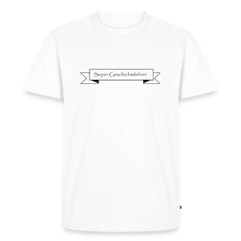 Super Geschichtslehrer - Männer Premium Bio T-Shirt - Weiß - Vorne - Nico (187cm)