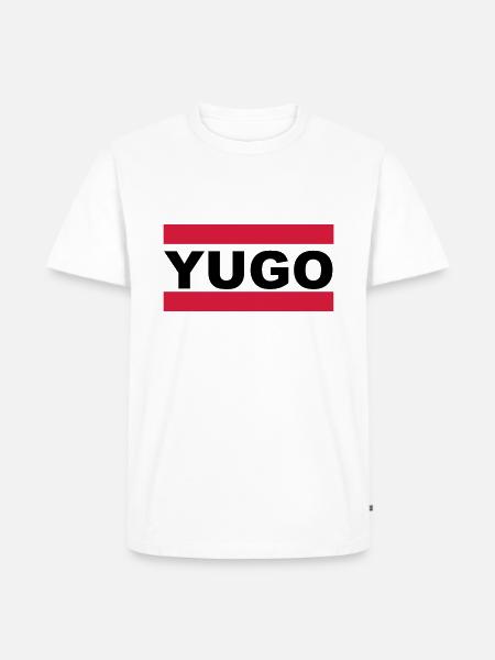 YUGO - Männer Premium Bio T-Shirt - Weiß
