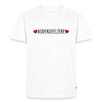 Amour du lac de Constance - T-shirt Premium bio Homme - blanc - Devant - Nico (187cm)