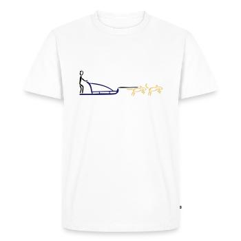 costauds - T-shirt Premium bio Homme - blanc - Devant - Nico (187cm)