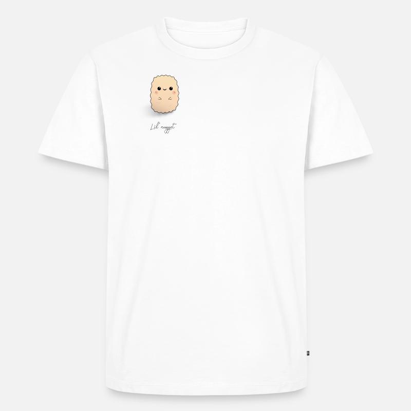 Kleines Nugget - Männer Premium Bio T-Shirt - Weiß