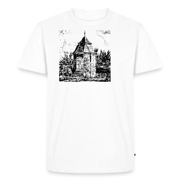 Maison de jardin historique de Radevormwald - maison - T-shirt Premium bio Homme - blanc - Devant - Nico (187cm)
