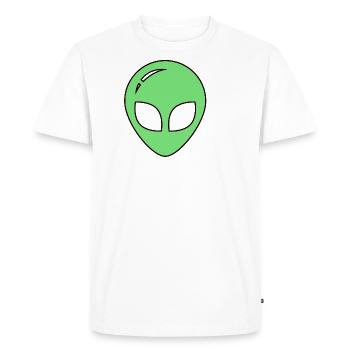 étranger - T-shirt Premium bio Homme - blanc - Devant - Nico (187cm)