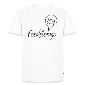 Aimez-vous la bonne nourriture? - T-shirt Premium bio Homme - blanc - Devant - Nico (187cm)
