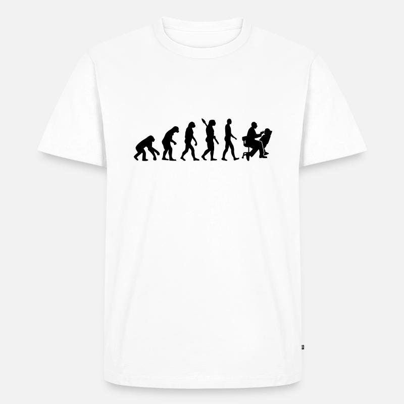 Évolution Dentiste - T-shirt Premium bio Homme - blanc