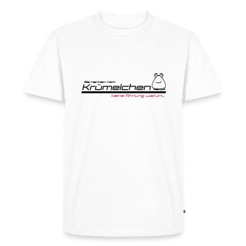 krümelchen - T-shirt Premium bio Homme - blanc - Devant - Nico (187cm)