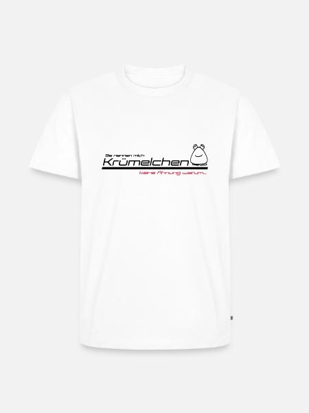 krümelchen - Men's Premium Organic T-Shirt - white