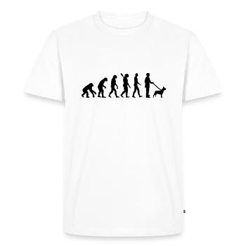 Bouledogue - T-shirt Premium bio Homme - blanc - Devant - Nico (187cm)