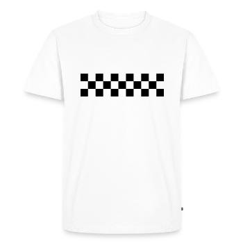 Goal flag - T-shirt Premium bio Homme - blanc - Devant - Nico (187cm)