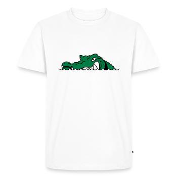 Crocodile funny fun wedding sunglasses thumb - Men's Premium Organic T-Shirt - white - Front - Nico (187cm)
