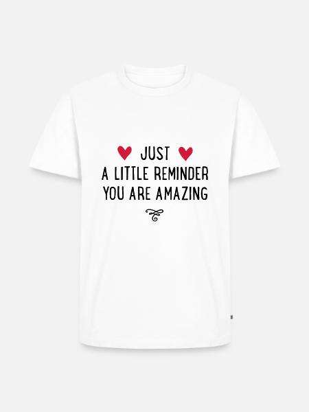 amazing - Men's Premium Organic T-Shirt - white