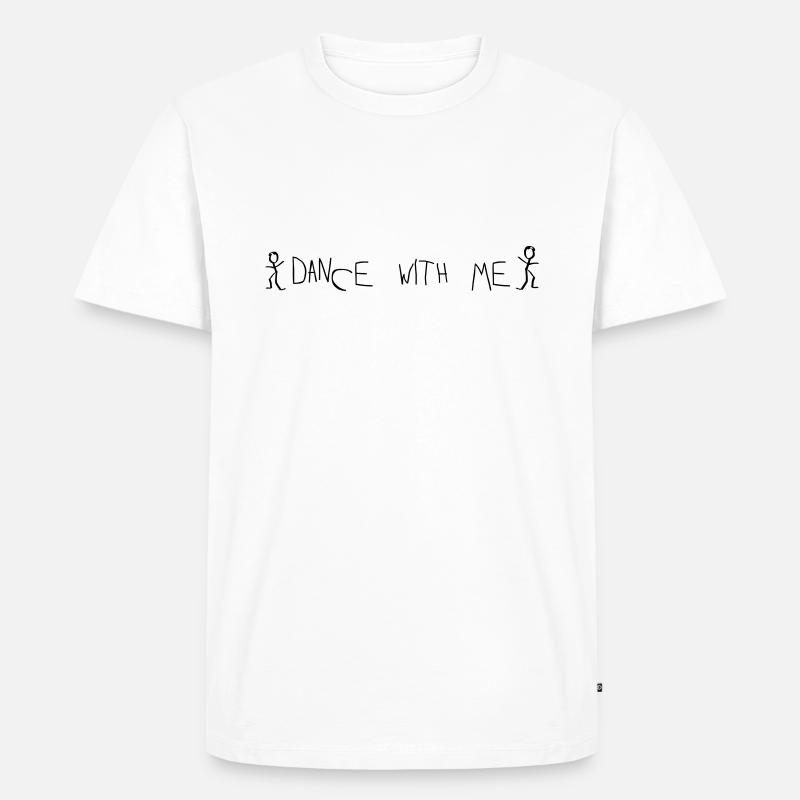 Dance with me - Men's Premium Organic T-Shirt - white