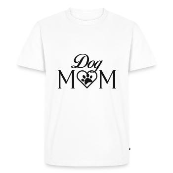 Chien Maman Chiens Maman Coeur - T-shirt Premium bio Homme - blanc - Devant - Nico (187cm)
