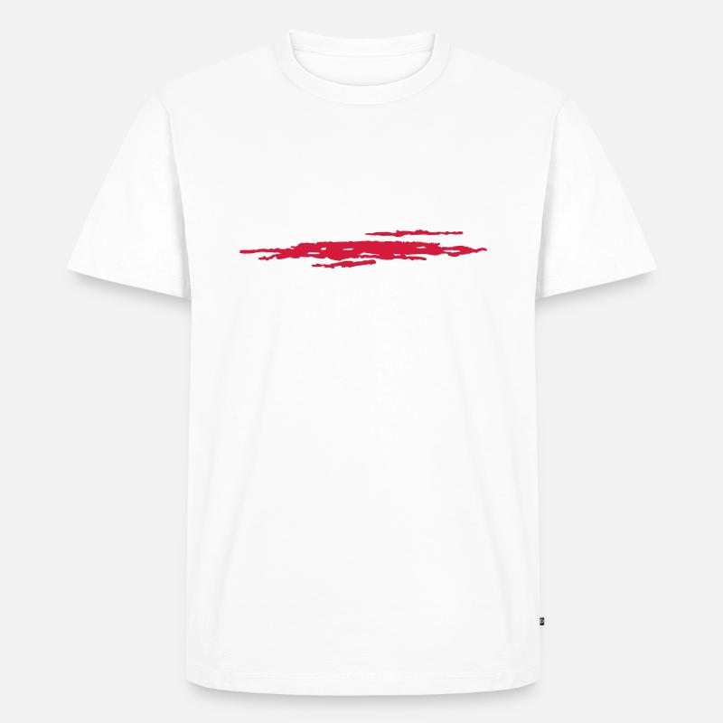 Scratch - Men's Premium Organic T-Shirt - white