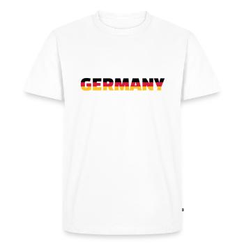 Germany - T-shirt Premium bio Homme - blanc - Devant - Nico (187cm)