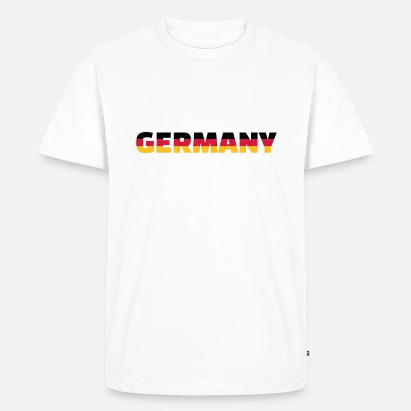 Deutschland - Männer Premium Bio T-Shirt - Weiß