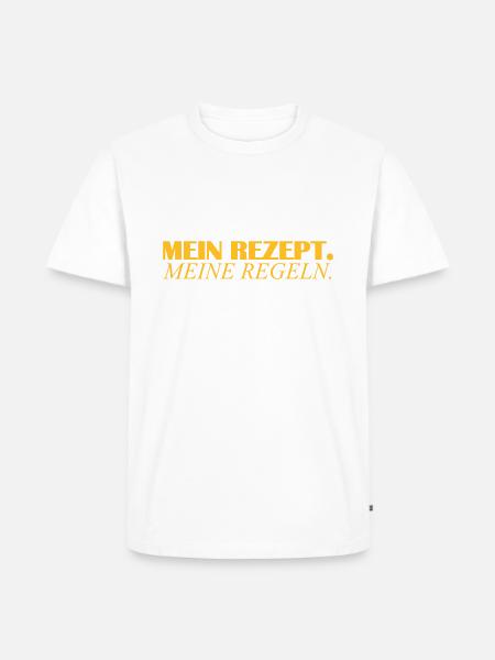 mein rezept - Männer Premium Bio T-Shirt - Weiß