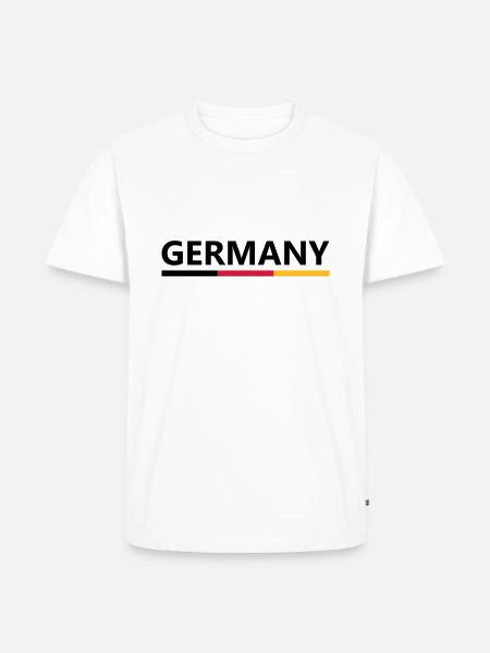Germany - Männer Premium Bio T-Shirt - Weiß