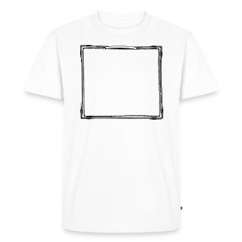 Frame 2577109 - Men's Premium Organic T-Shirt - white - Front - Nico (187cm)