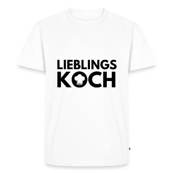 Favorite chef cook best cook saying gift - Men's Premium Organic T-Shirt - white - Front - Nico (187cm)