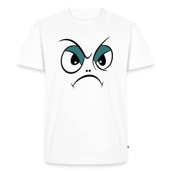 Mauvais regard - T-shirt Premium bio Homme - blanc - Devant - Nico (187cm)