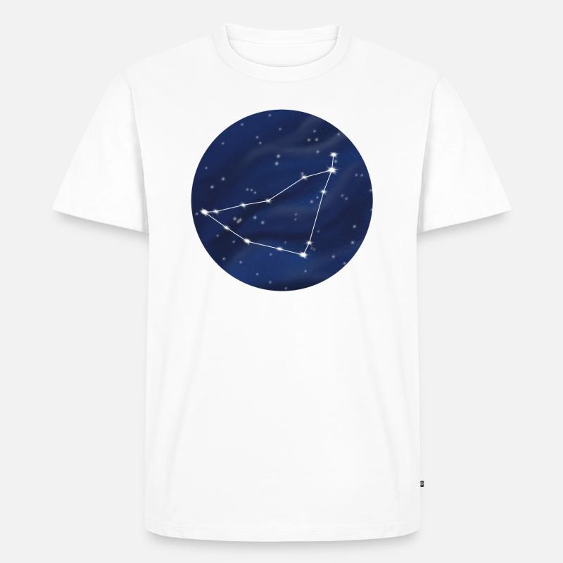 Sternbild Steinbock Sternzeichen - Männer Premium Bio T-Shirt - Weiß