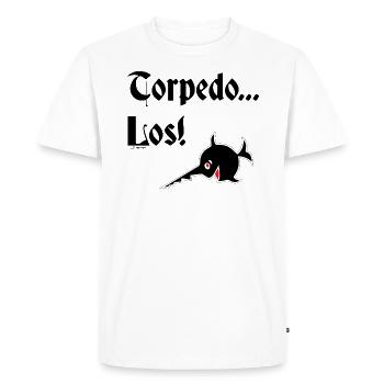 TORPEDO LOS - AS2104 - Men's Premium Organic T-Shirt - white - Front - Nico (187cm)