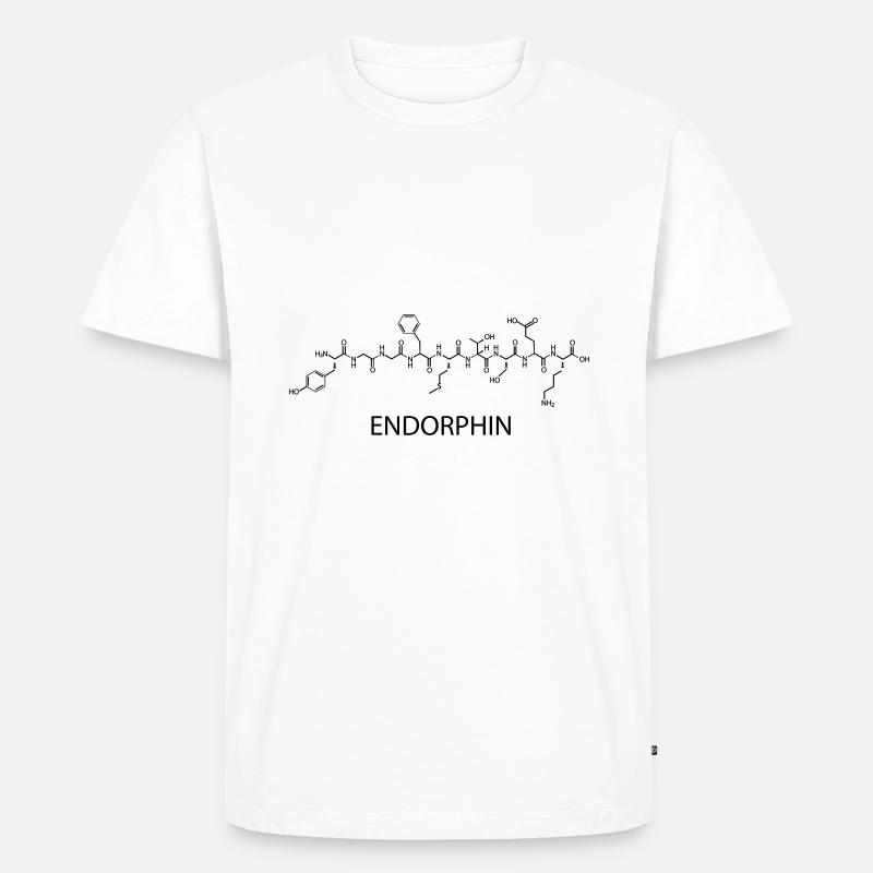 Endorphin - Männer Premium Bio T-Shirt - Weiß