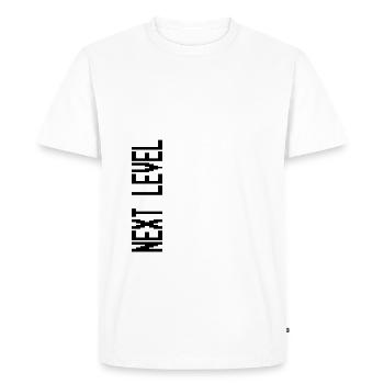 Gamer NEXT LEVEL - T-shirt Premium bio Homme - blanc - Devant - Nico (187cm)