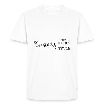Cadeaux Style Créativité - T-shirt Premium bio Homme - blanc - Devant - Nico (187cm)
