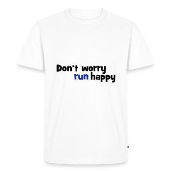to run - Men's Premium Organic T-Shirt - white - Front - Nico (187cm)