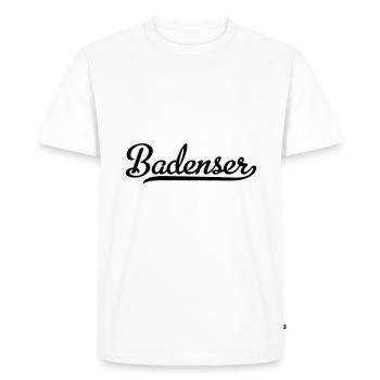 bain - T-shirt Premium bio Homme - blanc - Devant - Nico (187cm)
