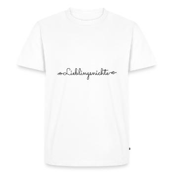 Nièce préférée meilleur nièce disant cadeau - T-shirt Premium bio Homme - blanc - Devant - Nico (187cm)