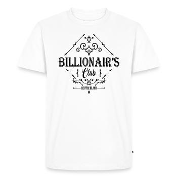 Billionaires Club Allemagne T-Shirt - T-shirt Premium bio Homme - blanc - Devant - Nico (187cm)