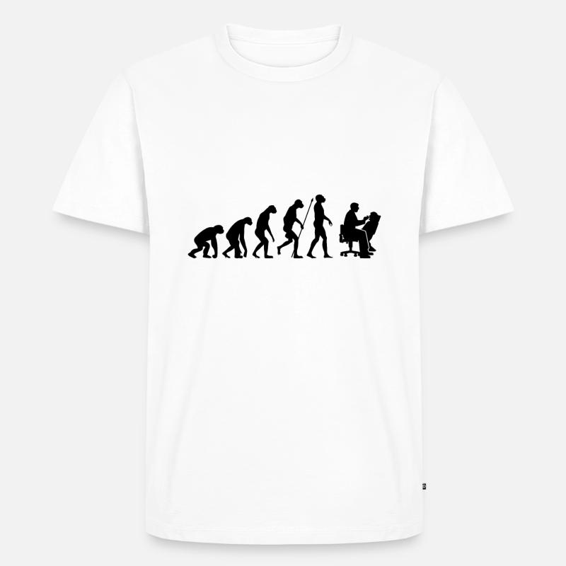 Dentiste évolution - T-shirt Premium bio Homme - blanc