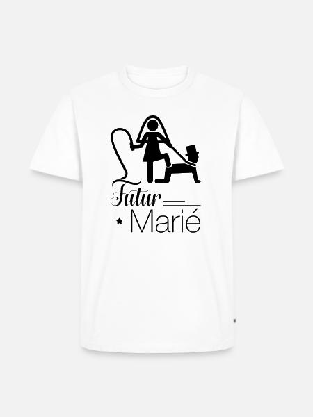 Futur marié - T-shirt Premium bio Homme - blanc
