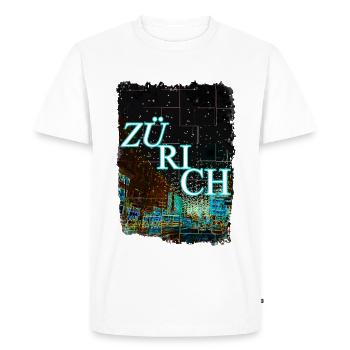 Canton de Zurich Suisse pour Noël - T-shirt Premium bio Homme - blanc - Devant - Nico (187cm)