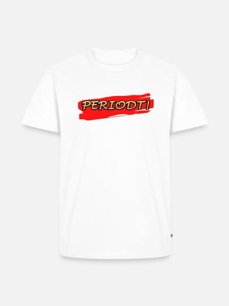 PERIODT - Men's Premium Organic T-Shirt - white