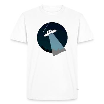 OVNI - T-shirt Premium bio Homme - blanc - Devant - Nico (187cm)