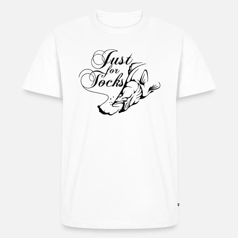 Just for tocks - Männer Premium Bio T-Shirt - Weiß