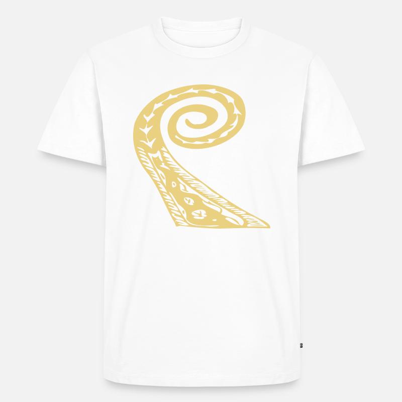 Drakkar viking ship - Männer Premium Bio T-Shirt - Weiß