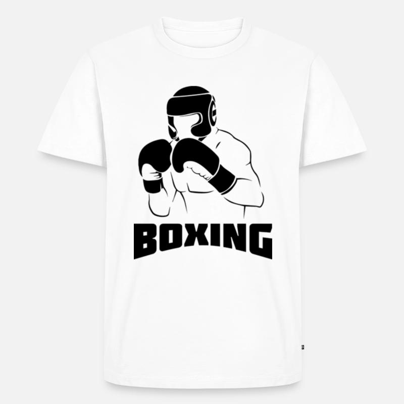 Boxe - T-shirt Premium bio Homme - blanc
