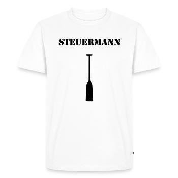 Barreur Dragon Boat Captain taxes 1c - T-shirt Premium bio Homme - blanc - Devant - Nico (187cm)