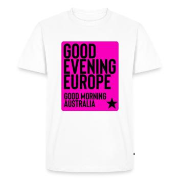 Eurovision - T-shirt Premium bio Homme - blanc - Devant - Nico (187cm)