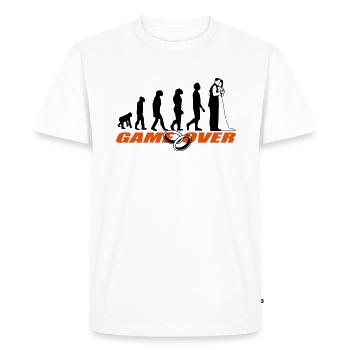 Bachelor party Bachelor party - T-shirt Premium bio Homme - blanc - Devant - Nico (187cm)