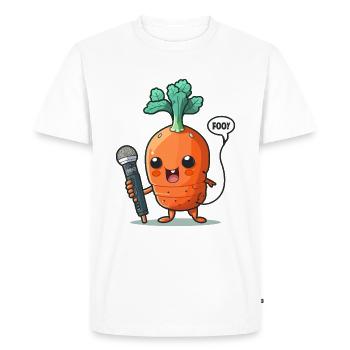 Frais et juteux - T-shirt Premium bio Homme - blanc - Devant - Nico (187cm)